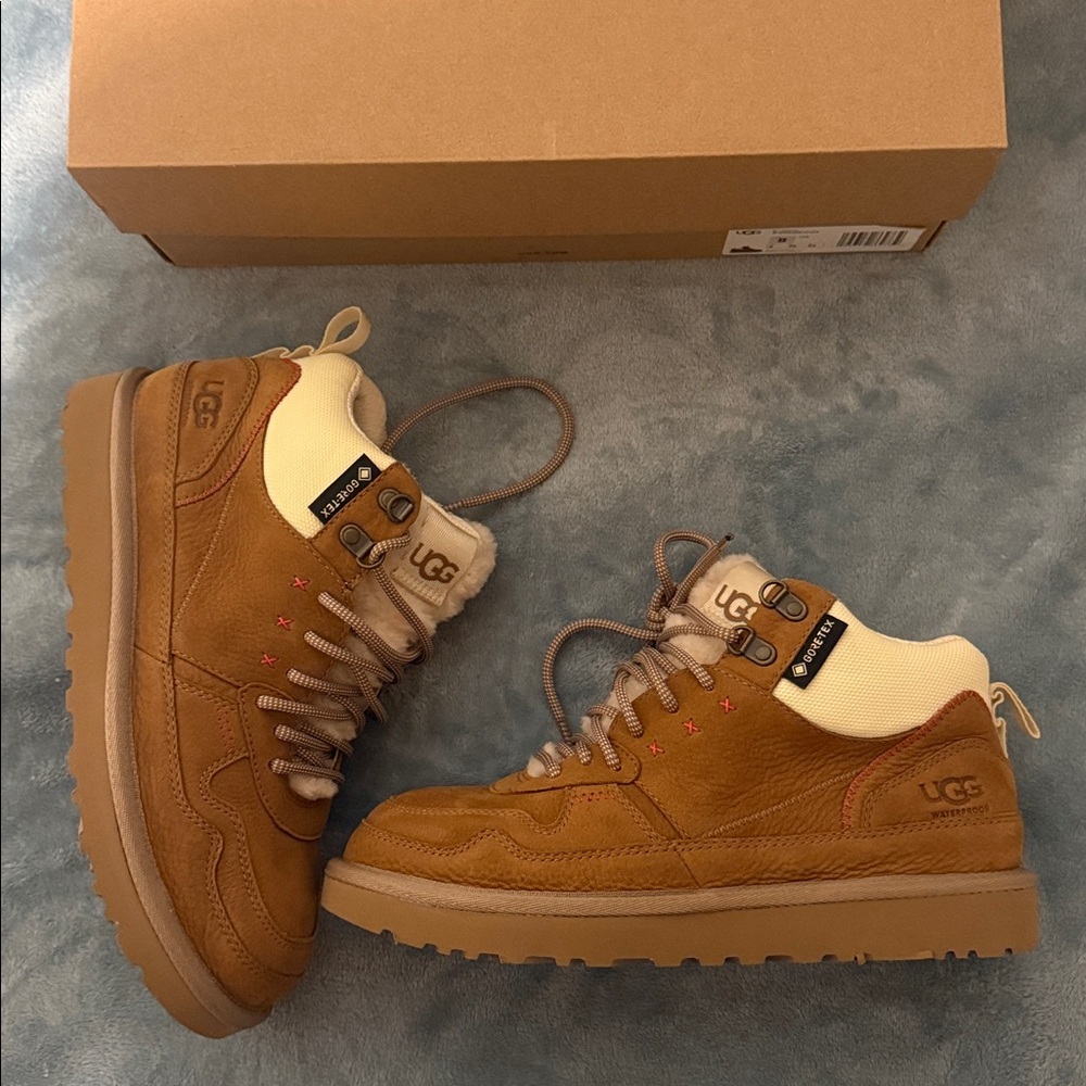 UGG CHESTNUT HIGHLAND HI GTX GORTEX WATERPROOF SNEAKER BOOTS